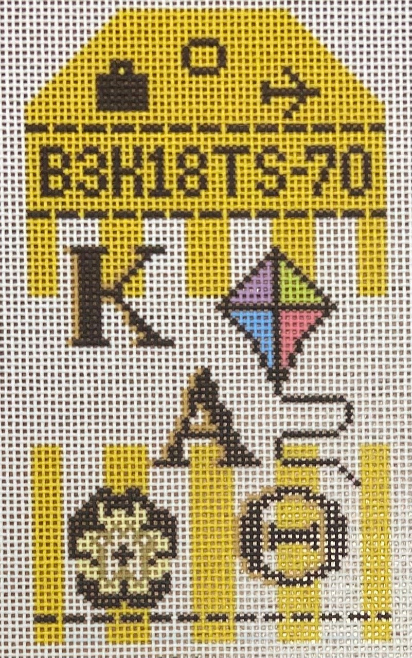 Kappa Alpha Theta Luggage Tag