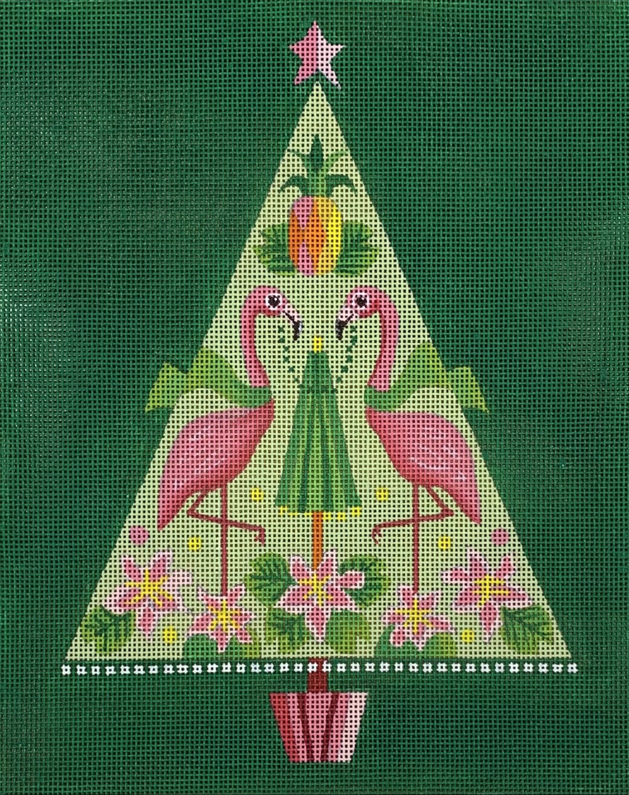 Flamingo Christmas Tree