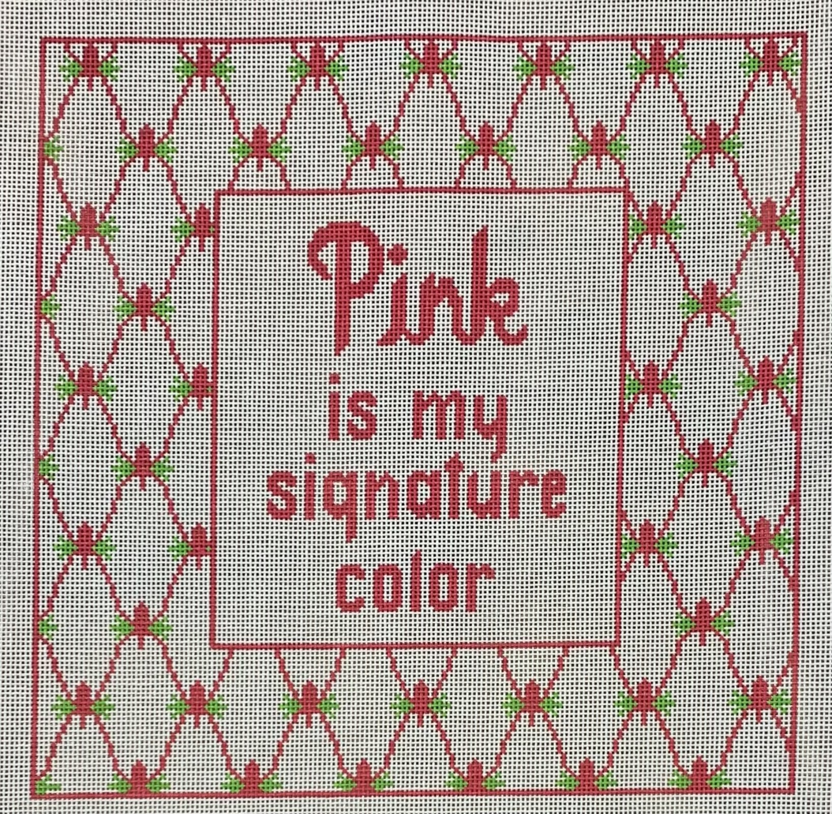 Pink is My Signature Color