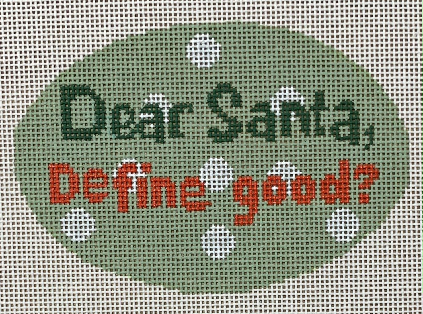 Dear Santa Define Good