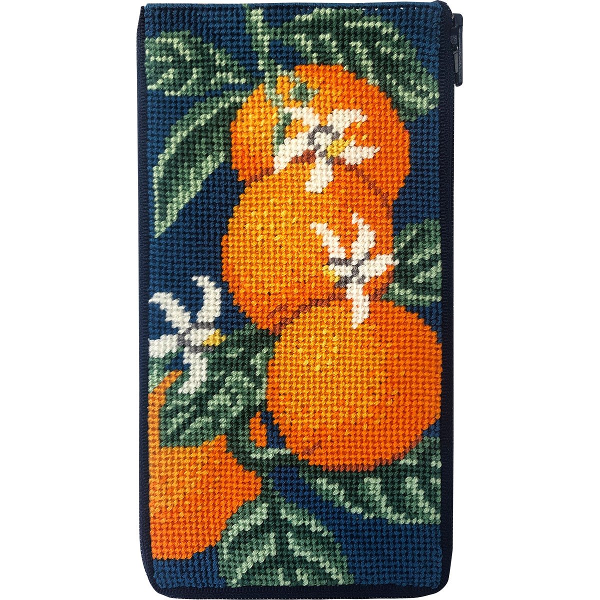 Oranges Eyeglass Case Stitch & Zip