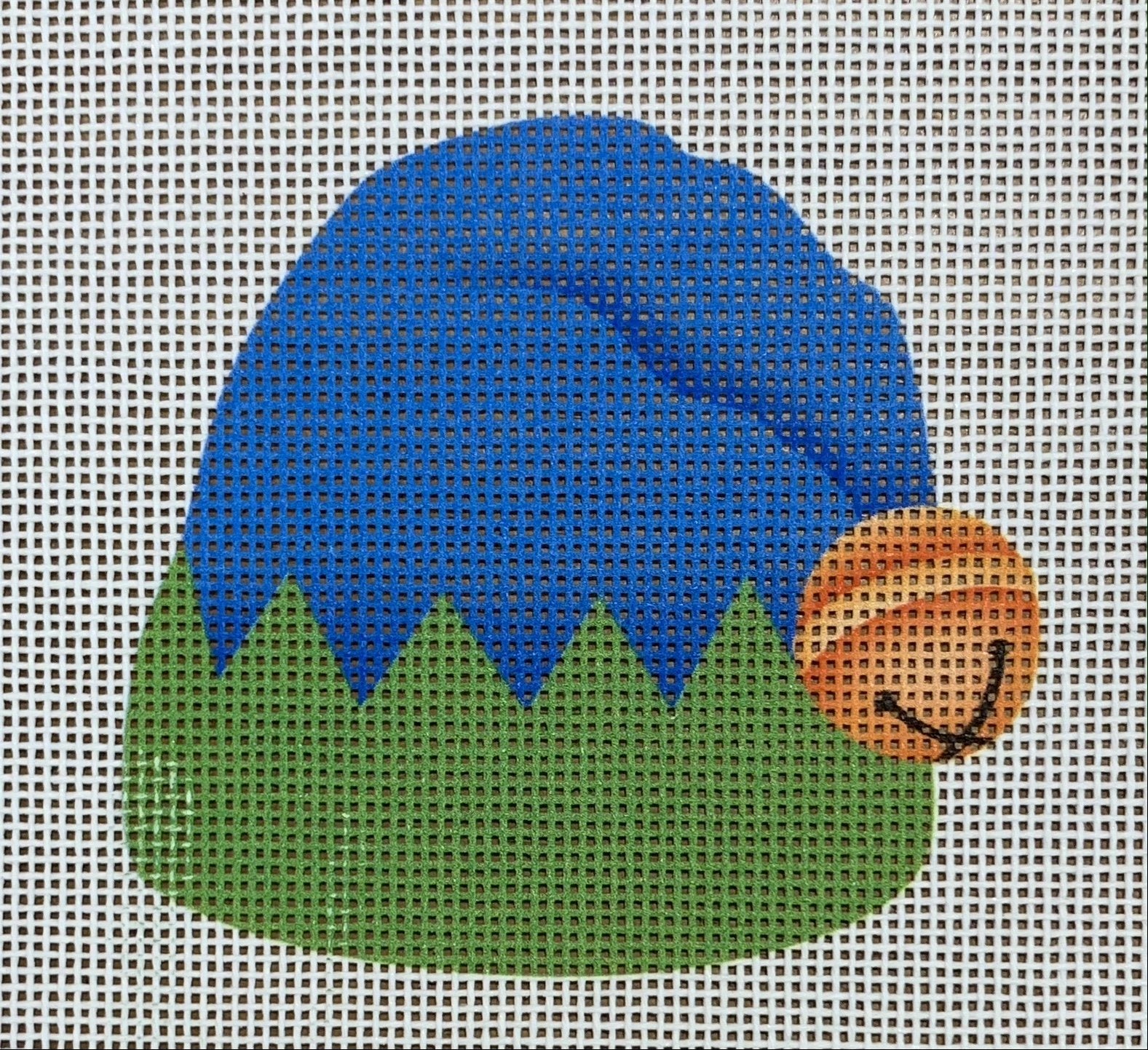 Elf Hat Blue & Green