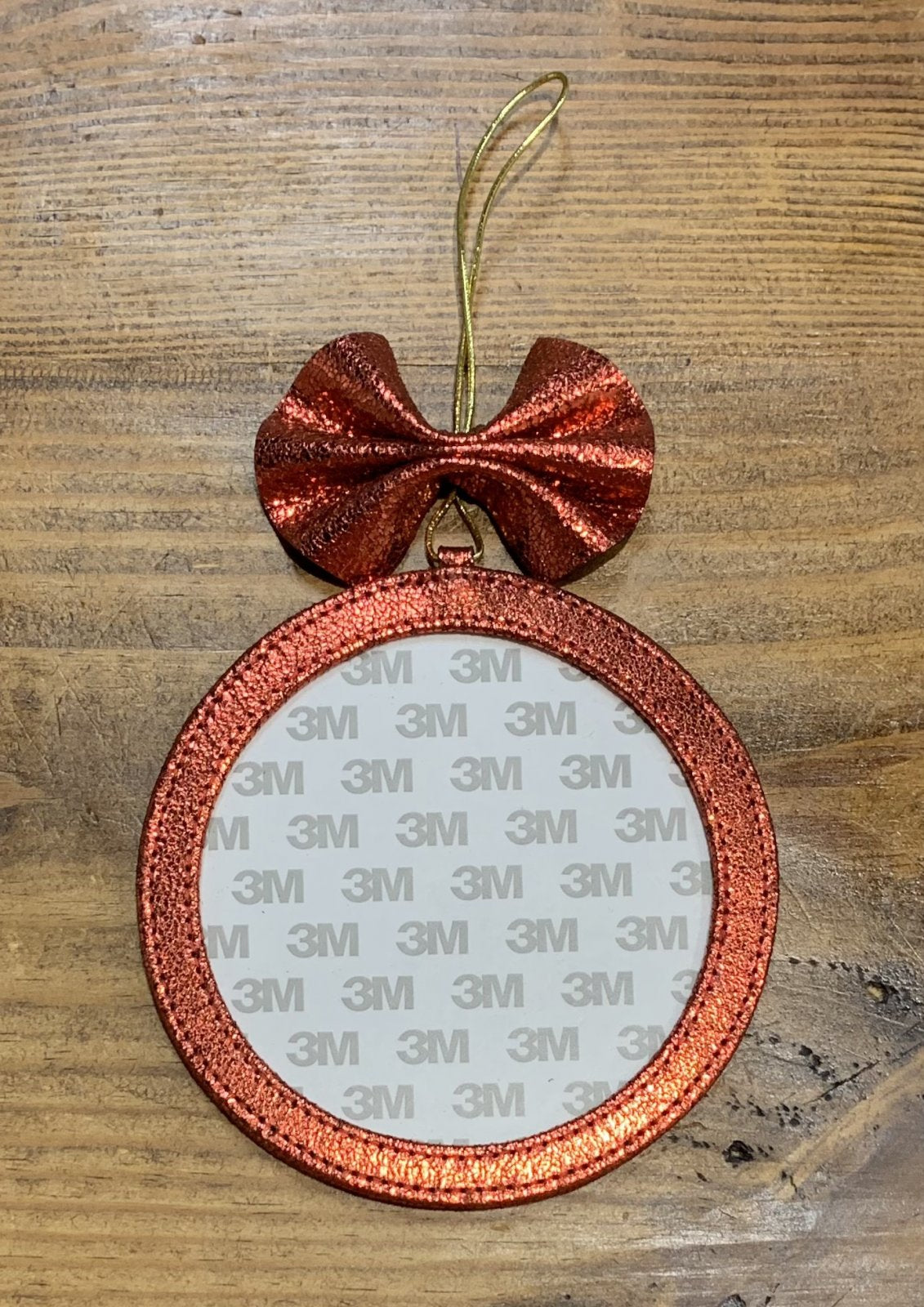4" Ornament - Red Foil
