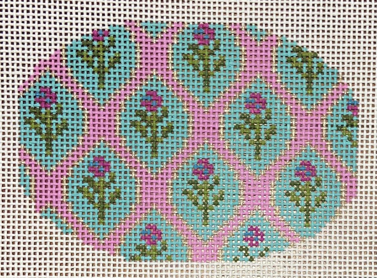 Floral Oval Insert