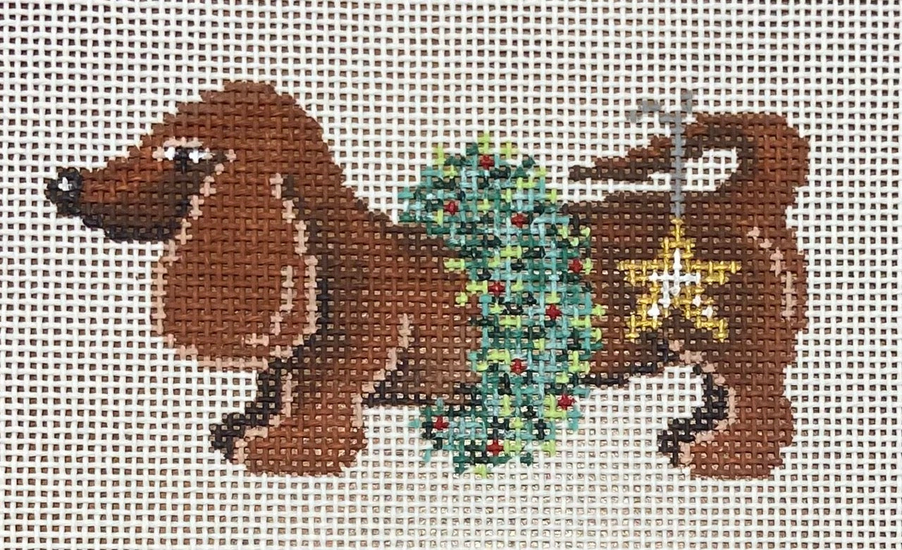 Christmas Dachshund