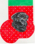 Black Lab Mini-Sock