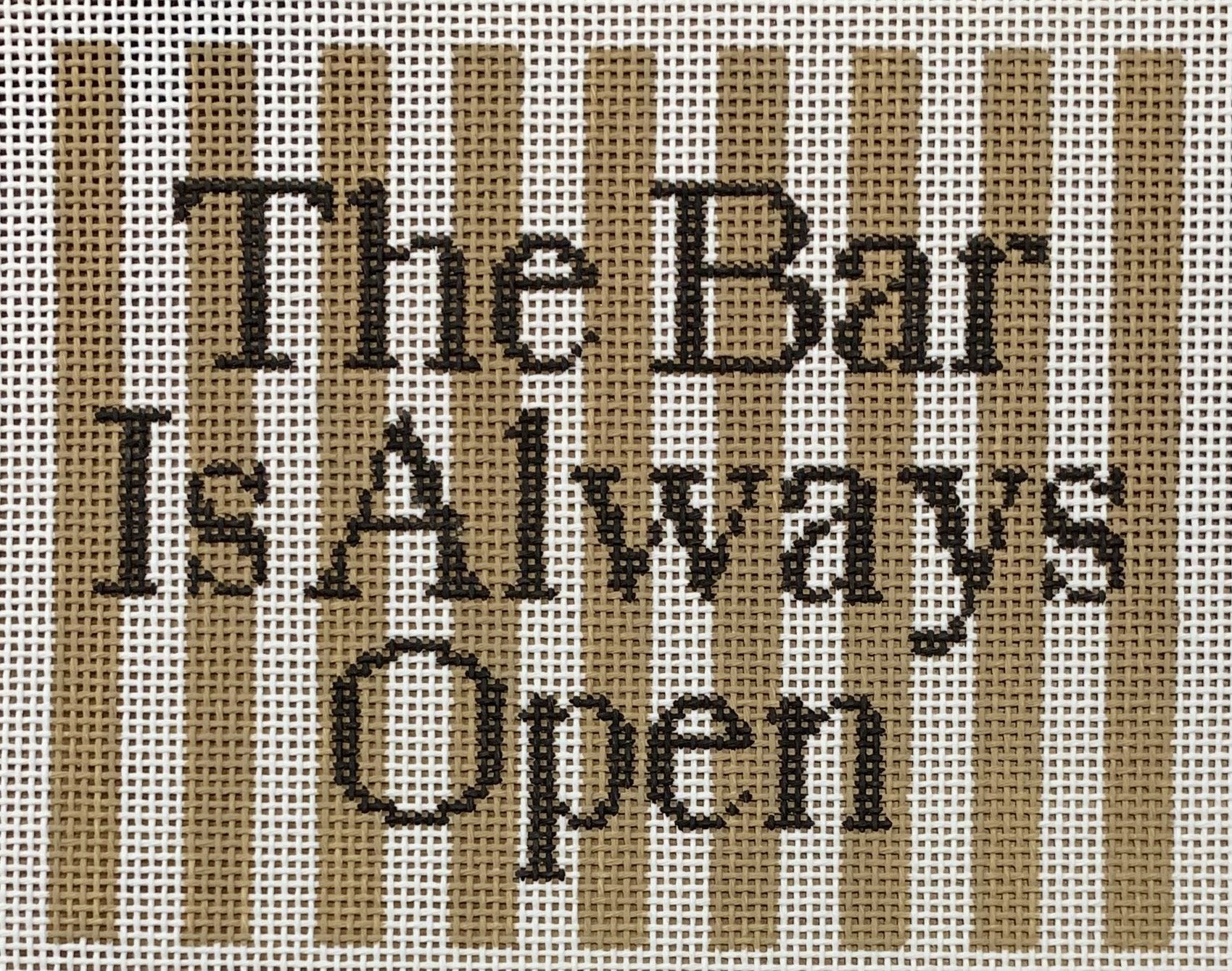 The Bar is Always Open