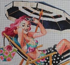 Woman Under Umbrella