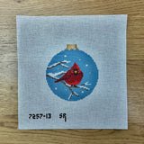 Puffed Cardinal Round