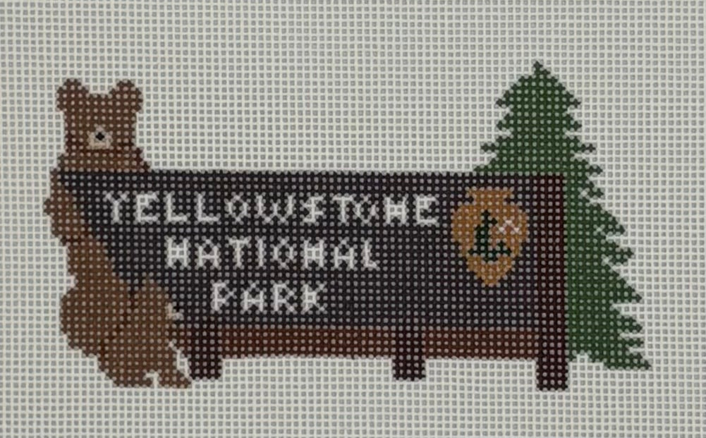 Yellowstone National Park Sign
