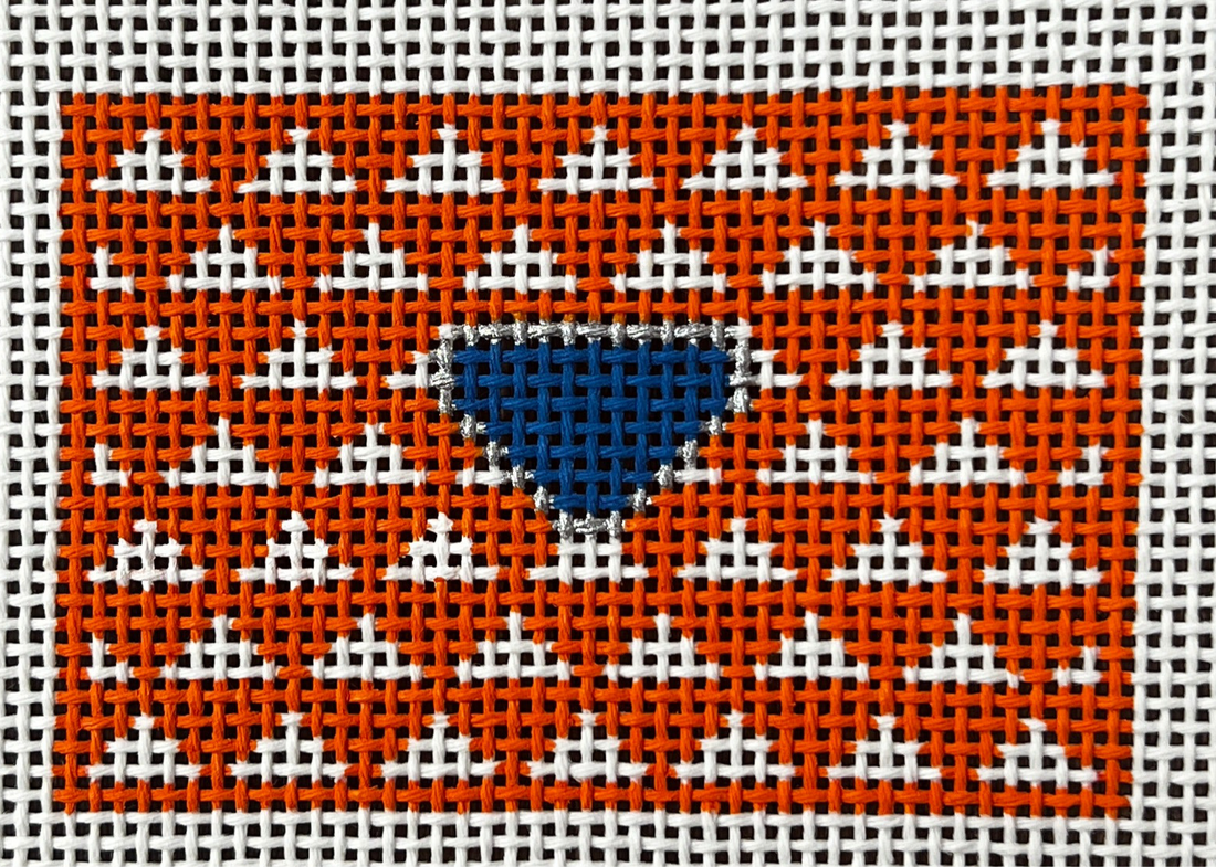 Triangle Luggage Tag-Orange