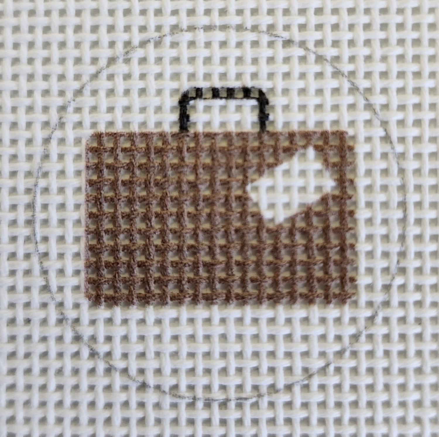 Apple Air Tag Insert - Brown Suitcase