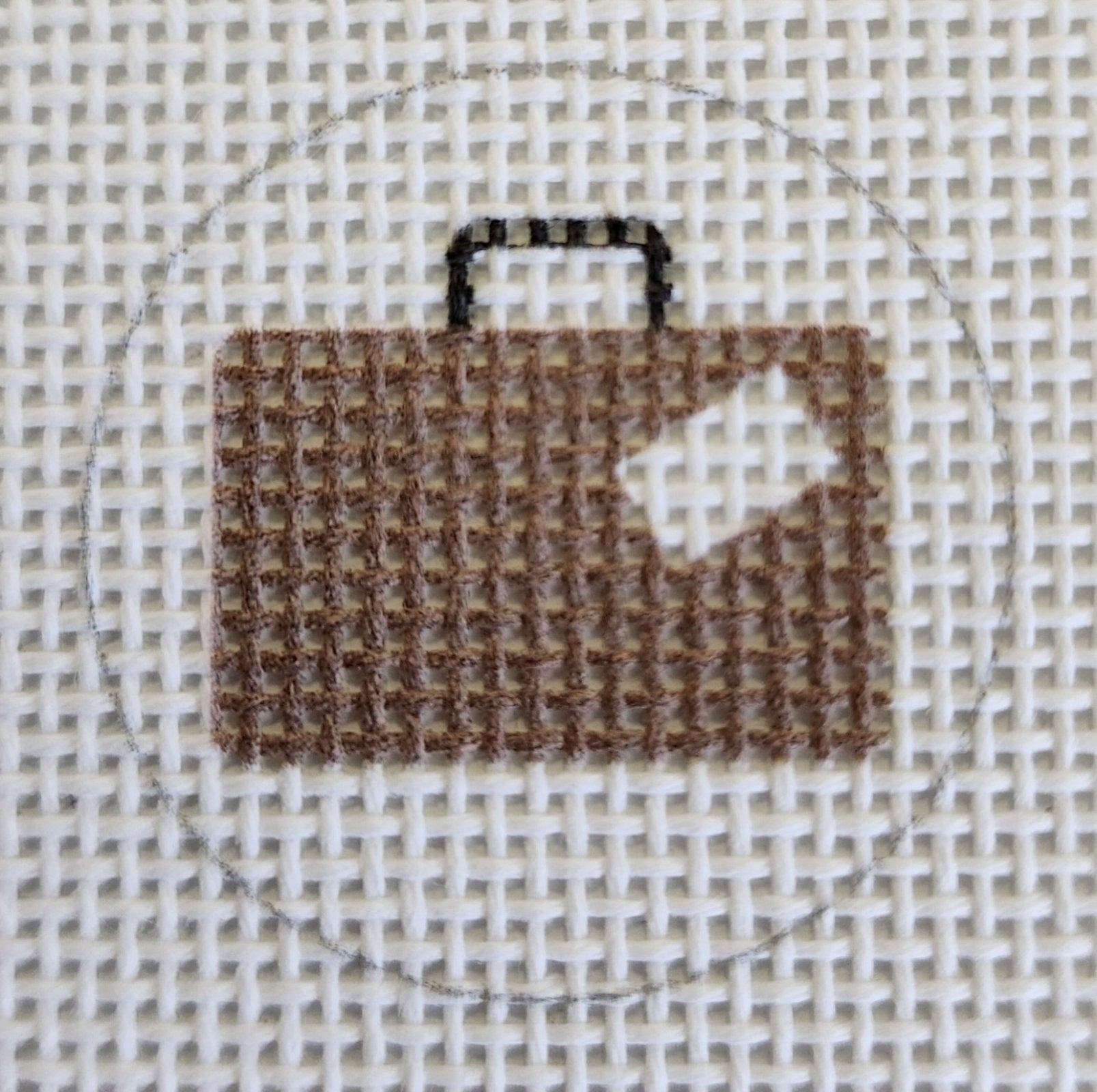 Apple Air Tag Insert - Brown Suitcase