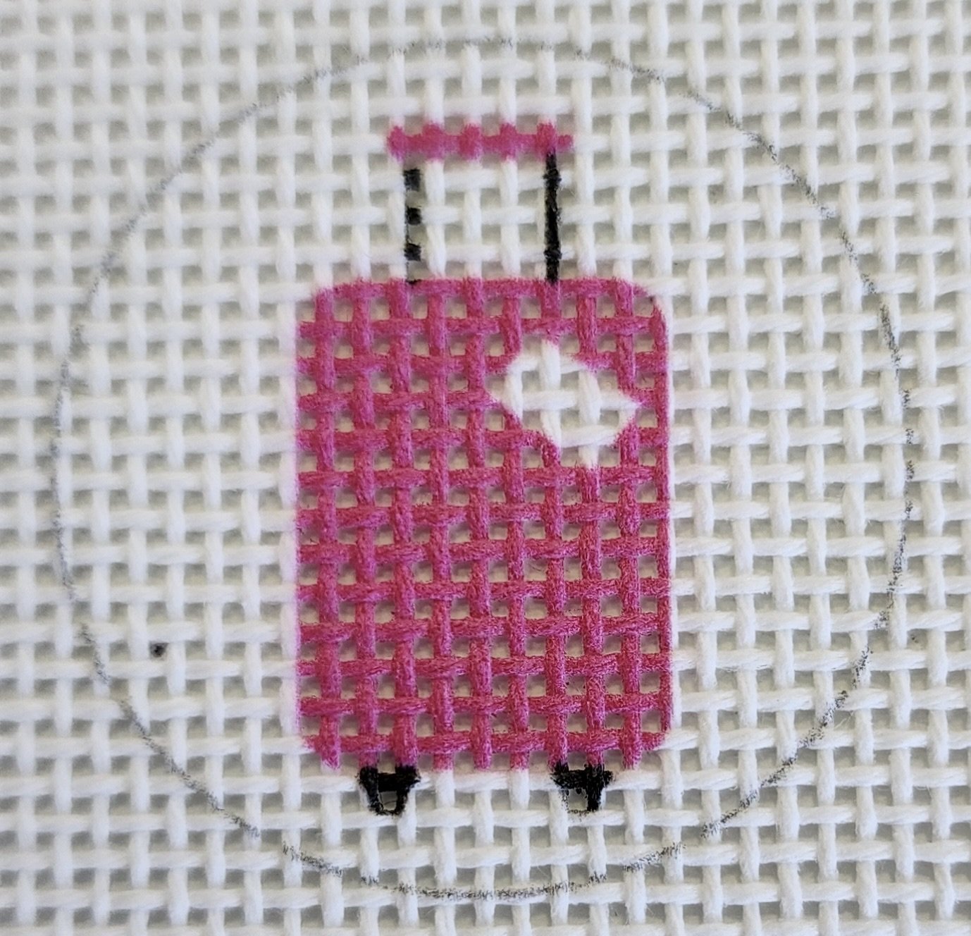 Apple Air Tag Insert - Pink Suitcase