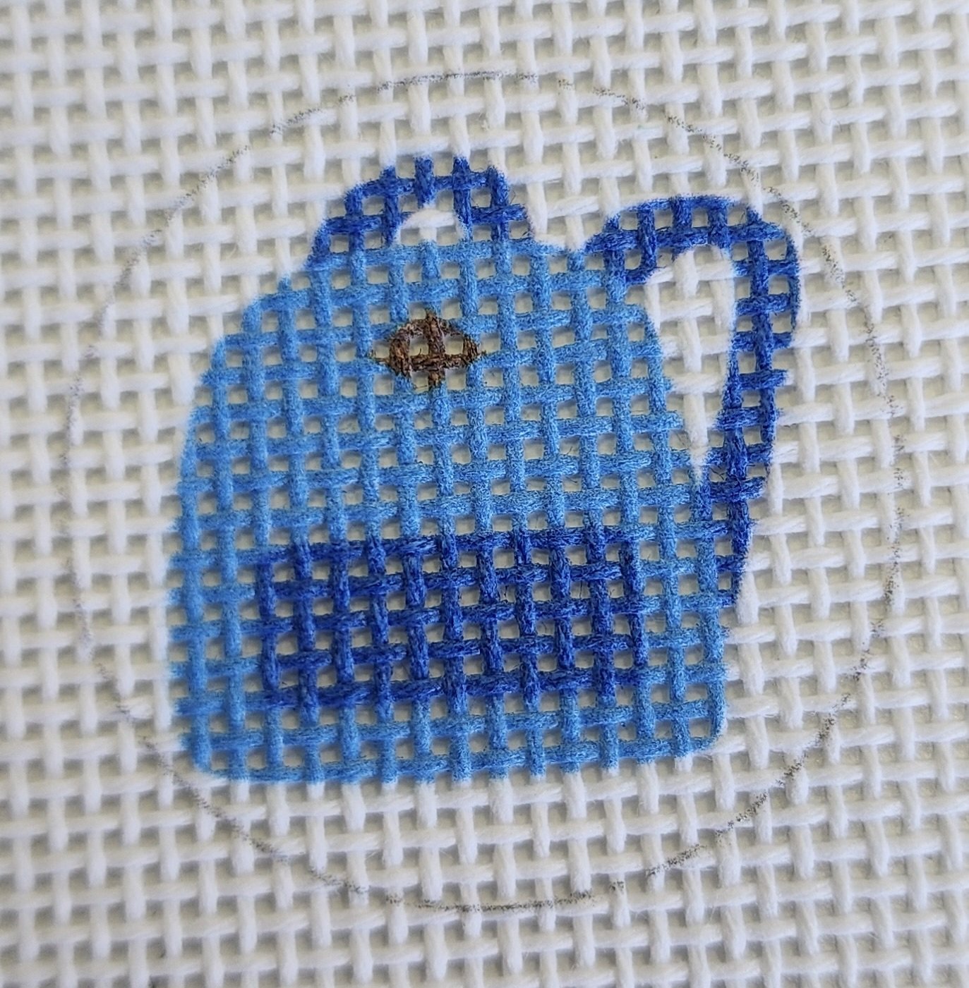 Apple Air Tag Insert - Blue Backpack Rounded