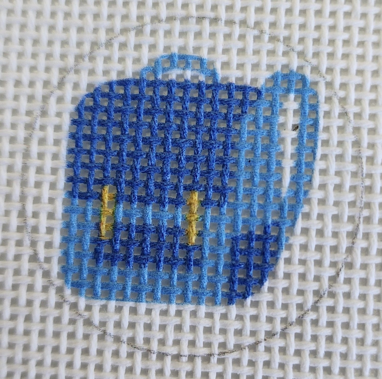 Apple Air Tag Insert - Blue Backpack Square