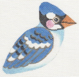 3D Clip-on Bird - Blue Jay