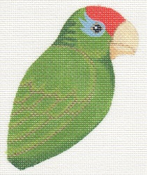 3D Clip-on Bird - Red Headed Amazon