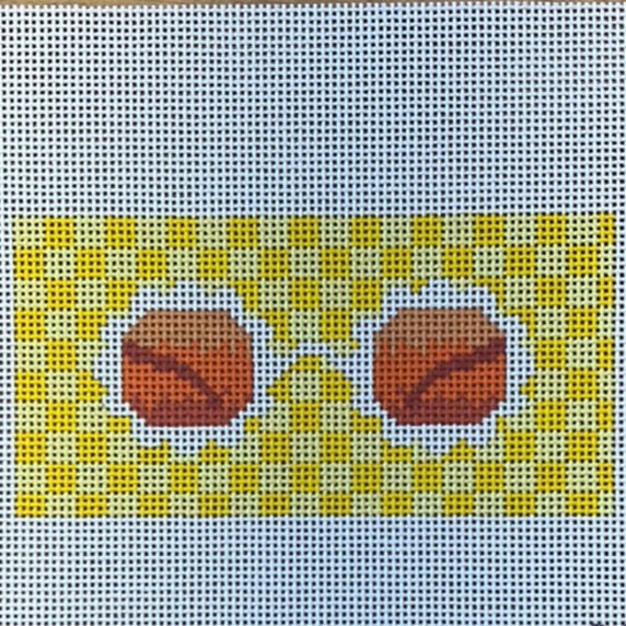 Flower Power Glasses-Yellow