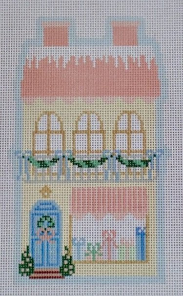 Christmas Village Yellow Shop