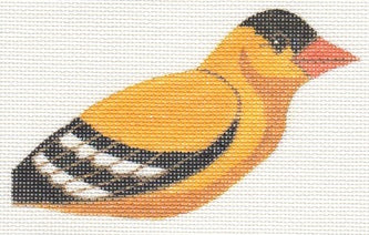 3D Clip-on Bird - Gold Finch