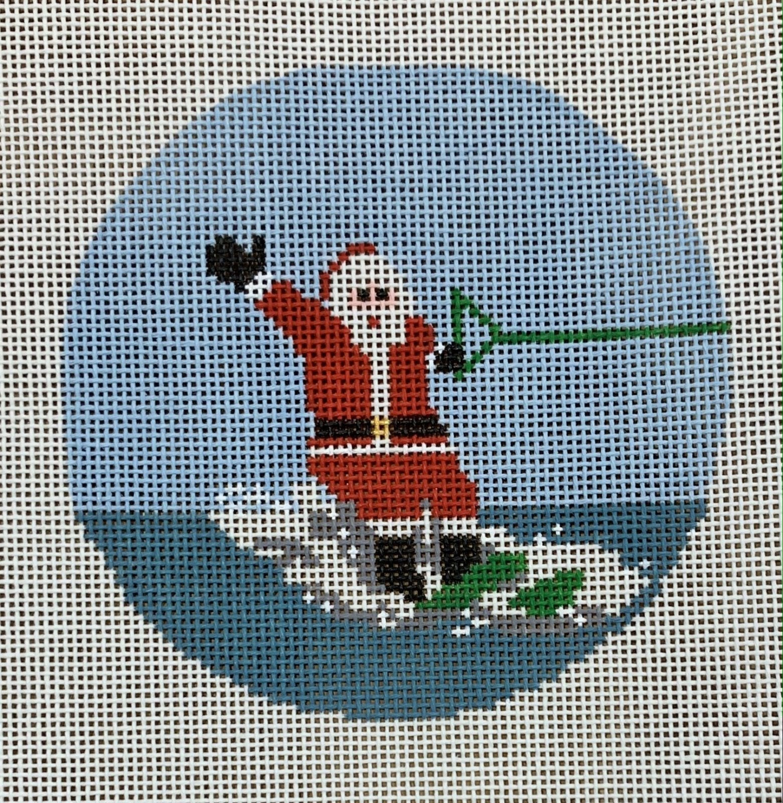 Sporty Santa - Water Skiing
