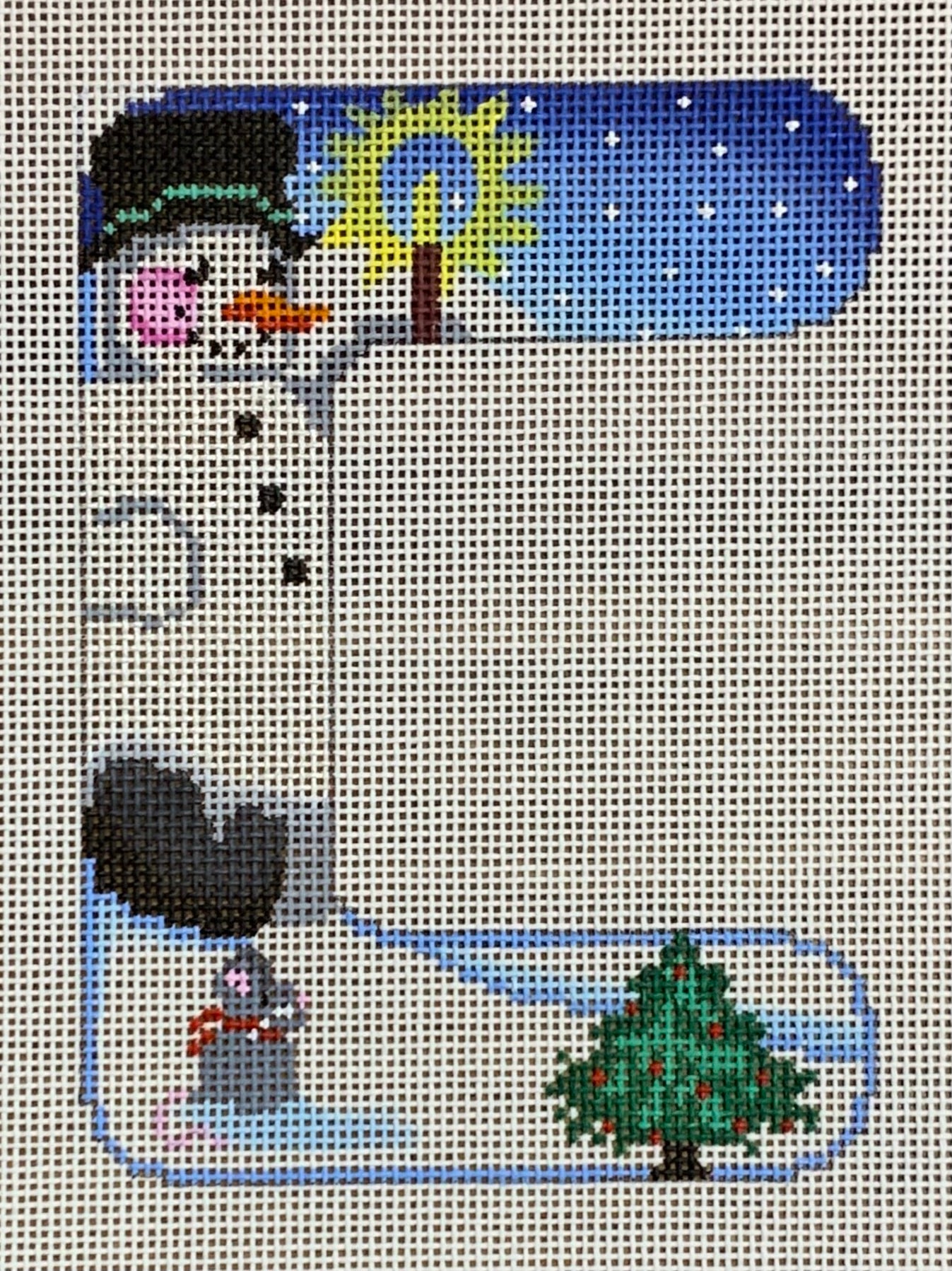 C Alphabet Snowman