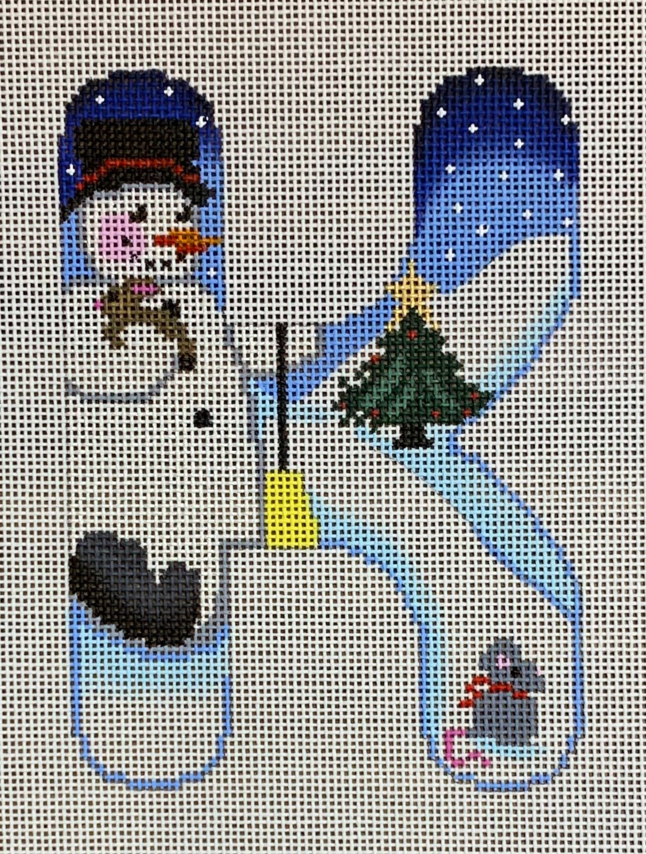 K Alphabet Snowman