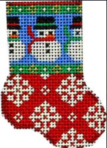 Snowman Micro Sock
