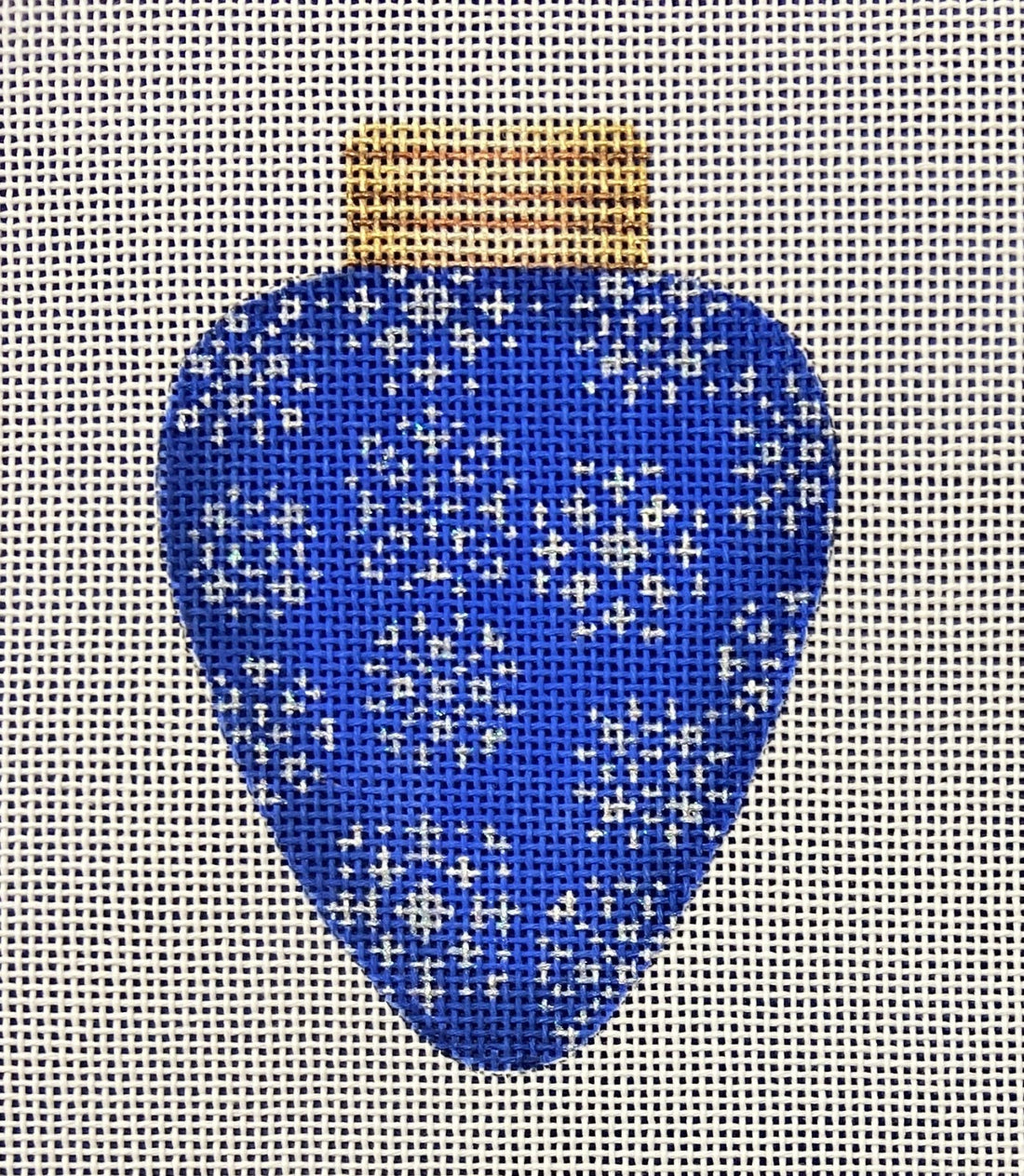 Christmas Light - Royal Blue with Snowflakes