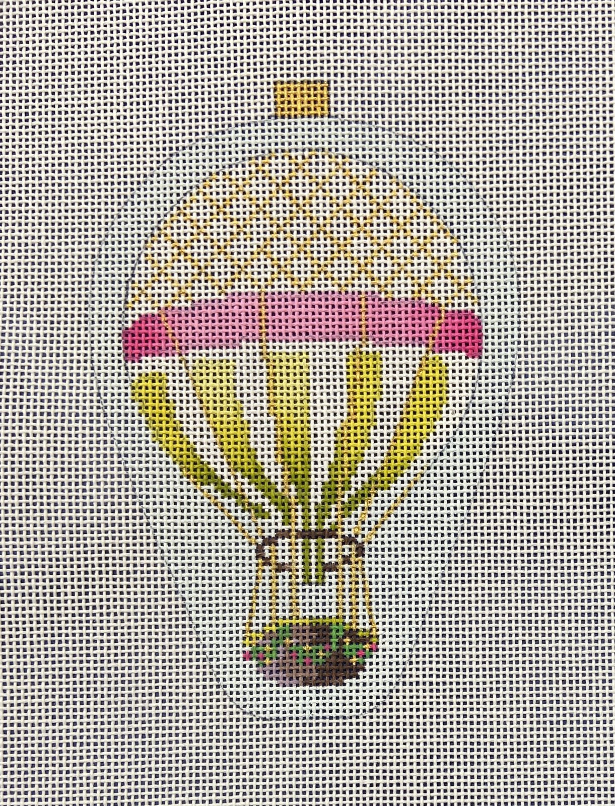 Mini Balloon - Gold Stripe