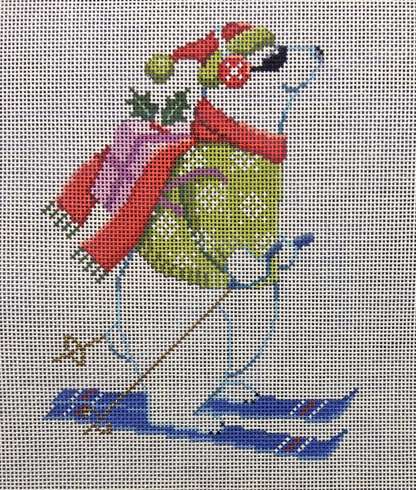 Skiing Polar Bear