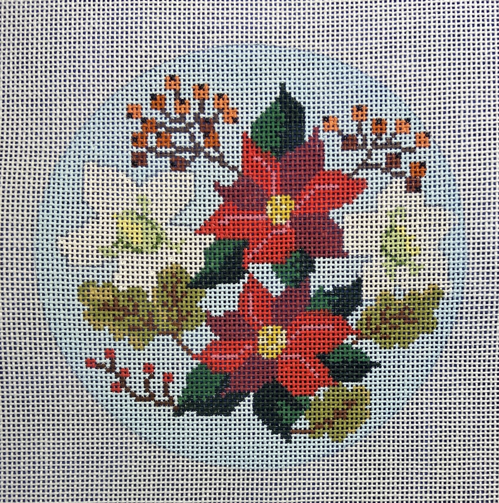 Winter Floral Round