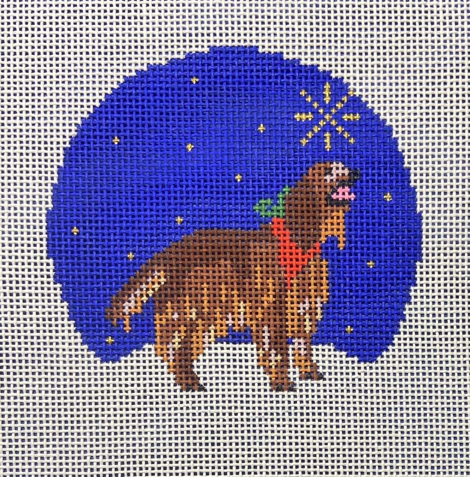 Midnight Irish Setter Round