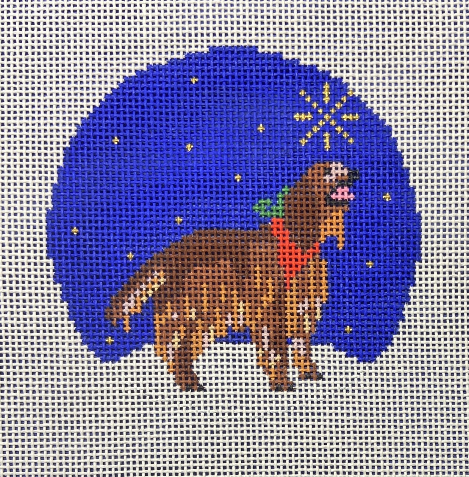 Midnight Irish Setter Round