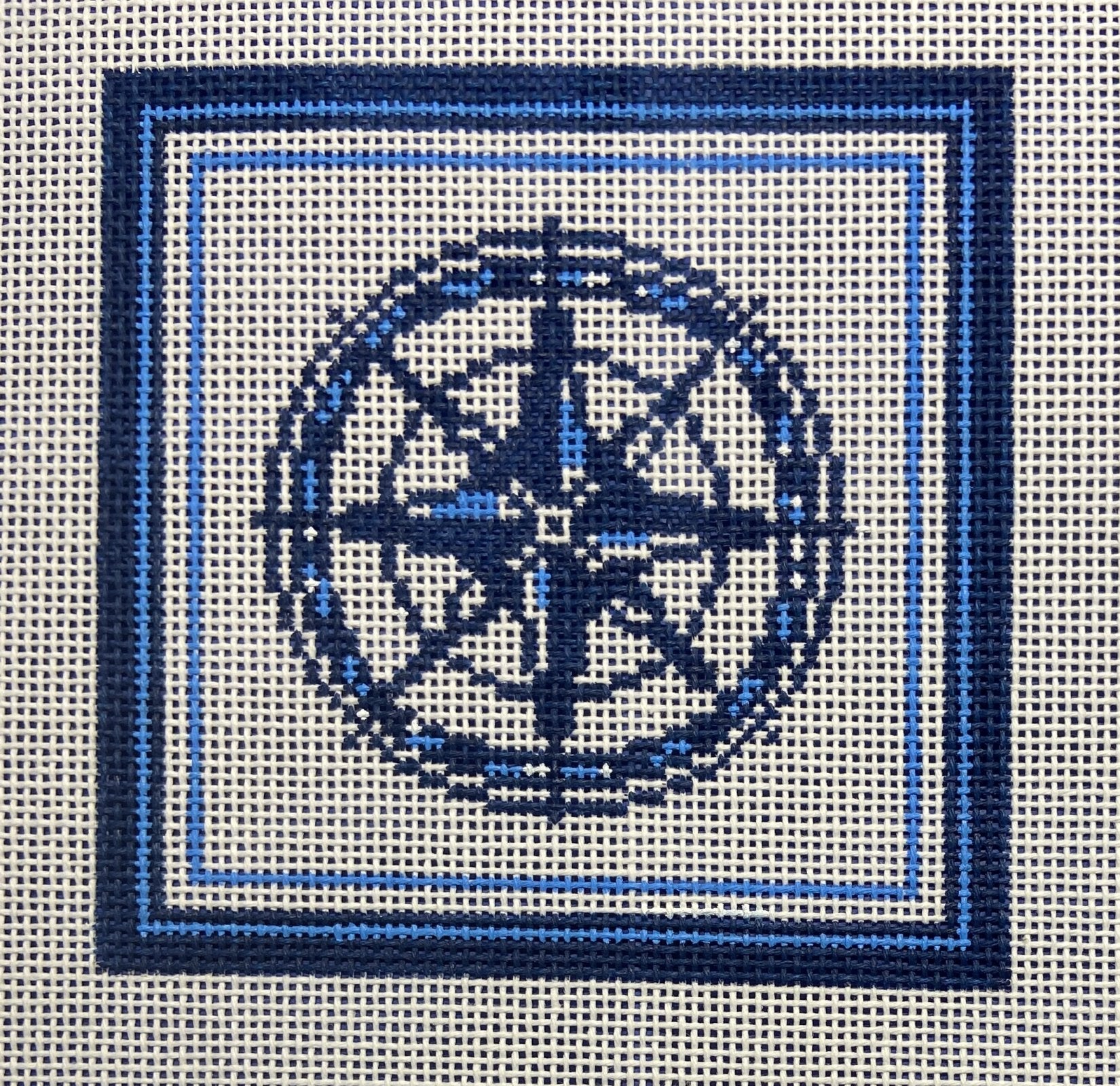 Nautical Coaster - Compass in Blue