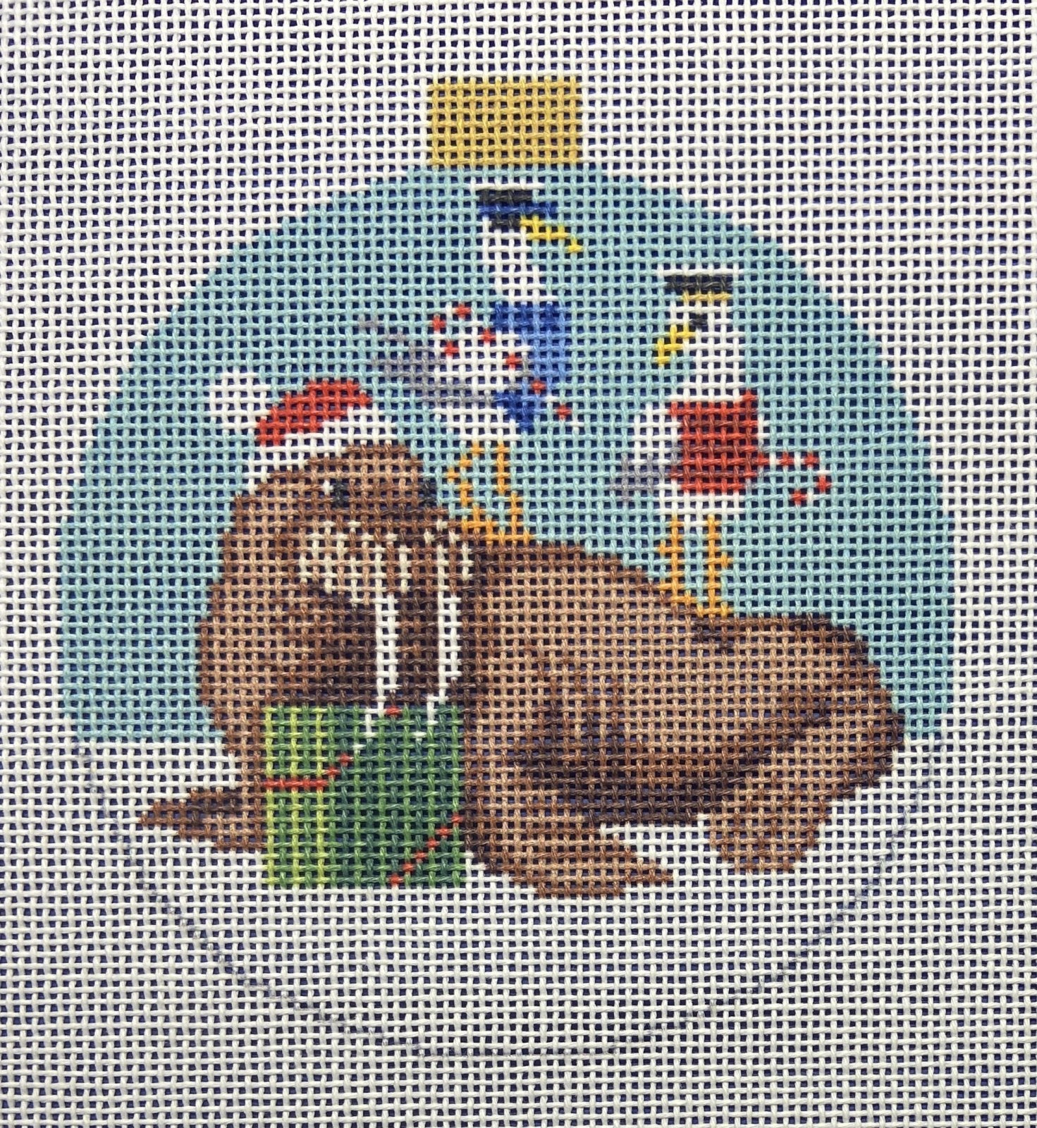 Festive Sea Friends - Walrus &amp; Seagulls