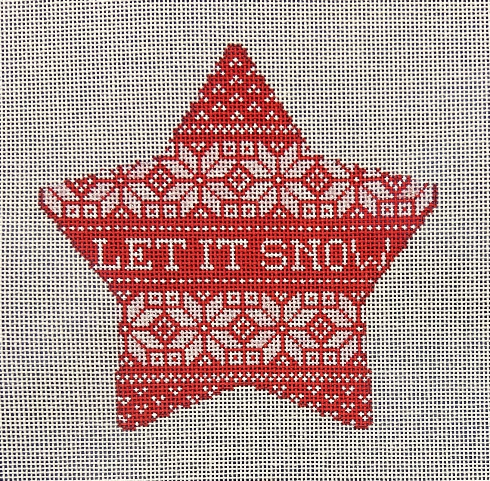 Nordic Let It Snow Xmas Star