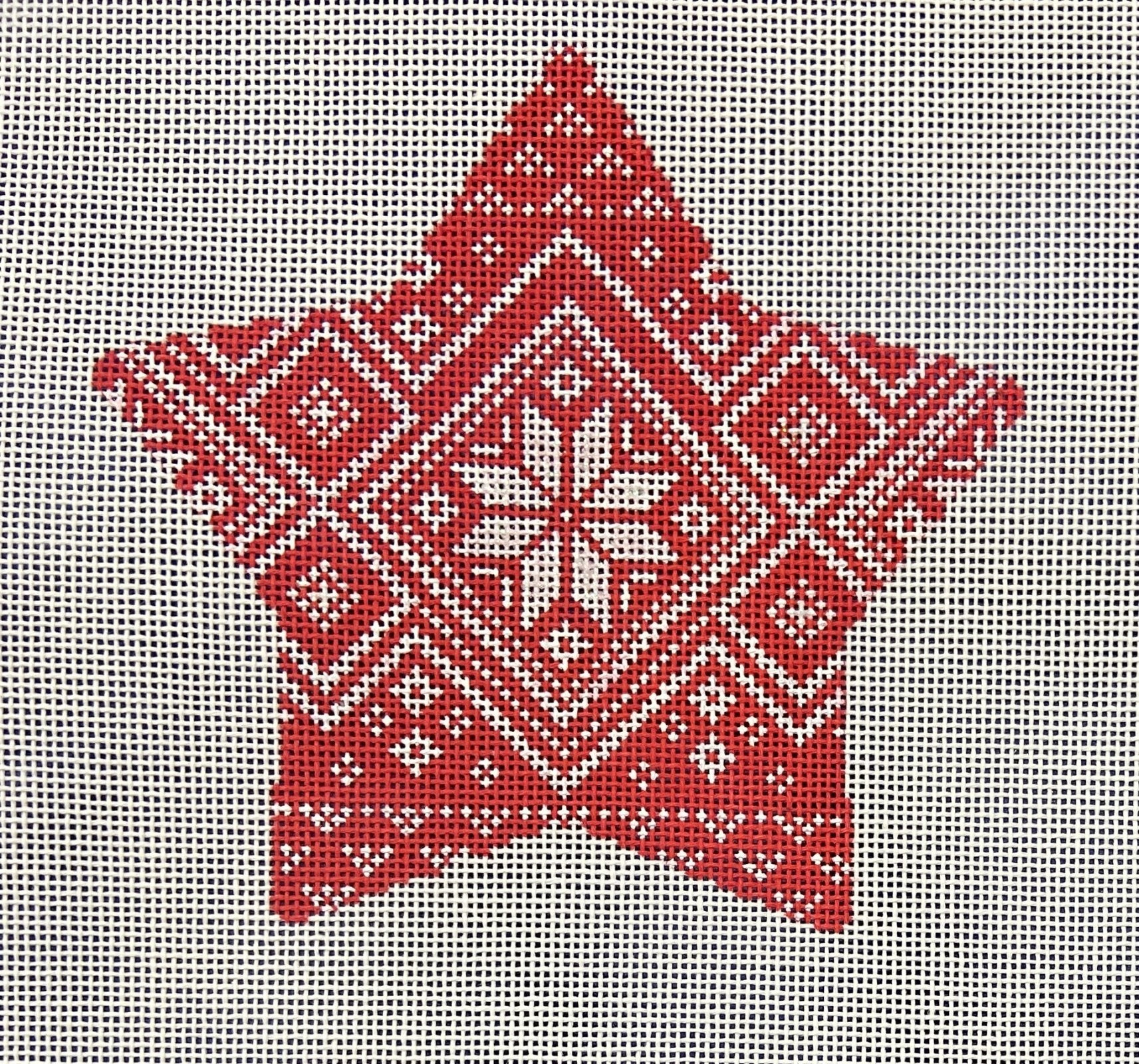 Nordic Star Pattern Xmas Star