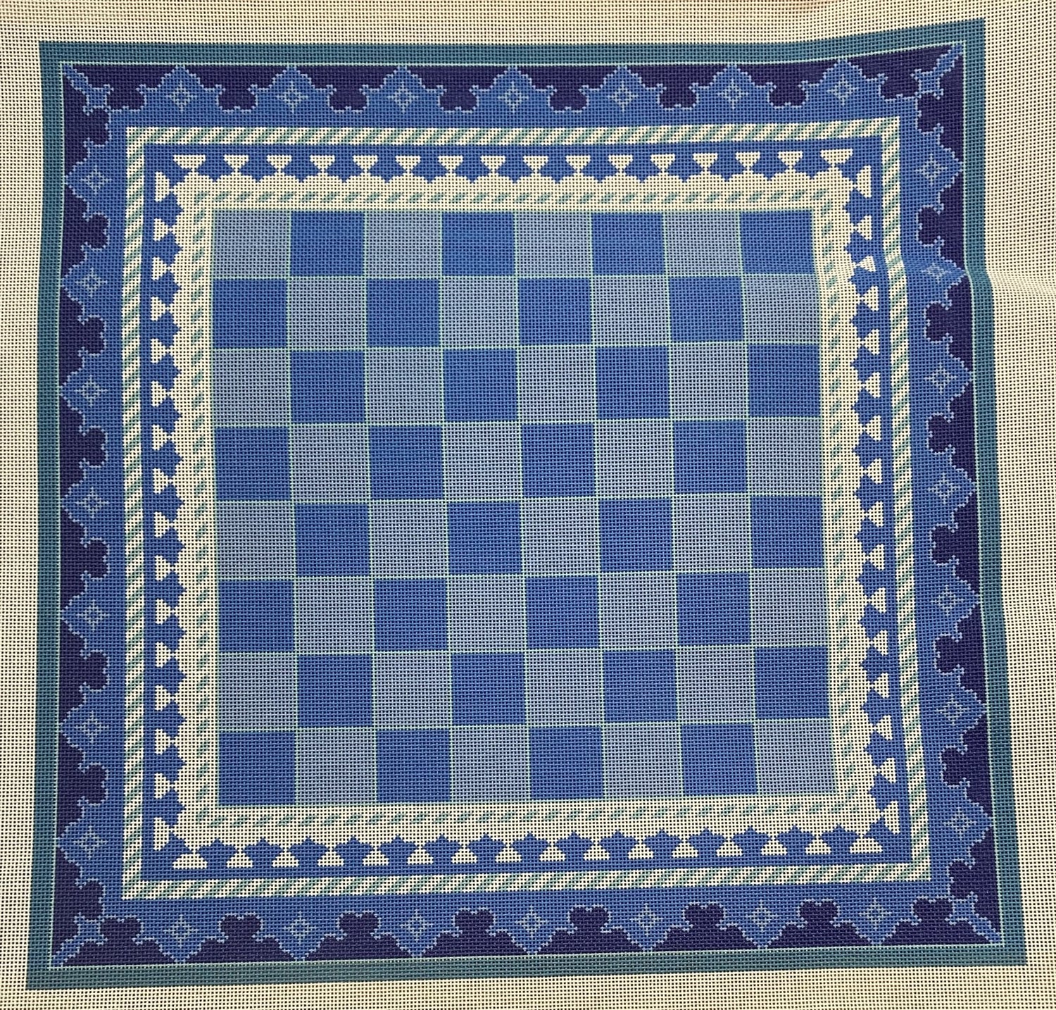 Chessboard Blue