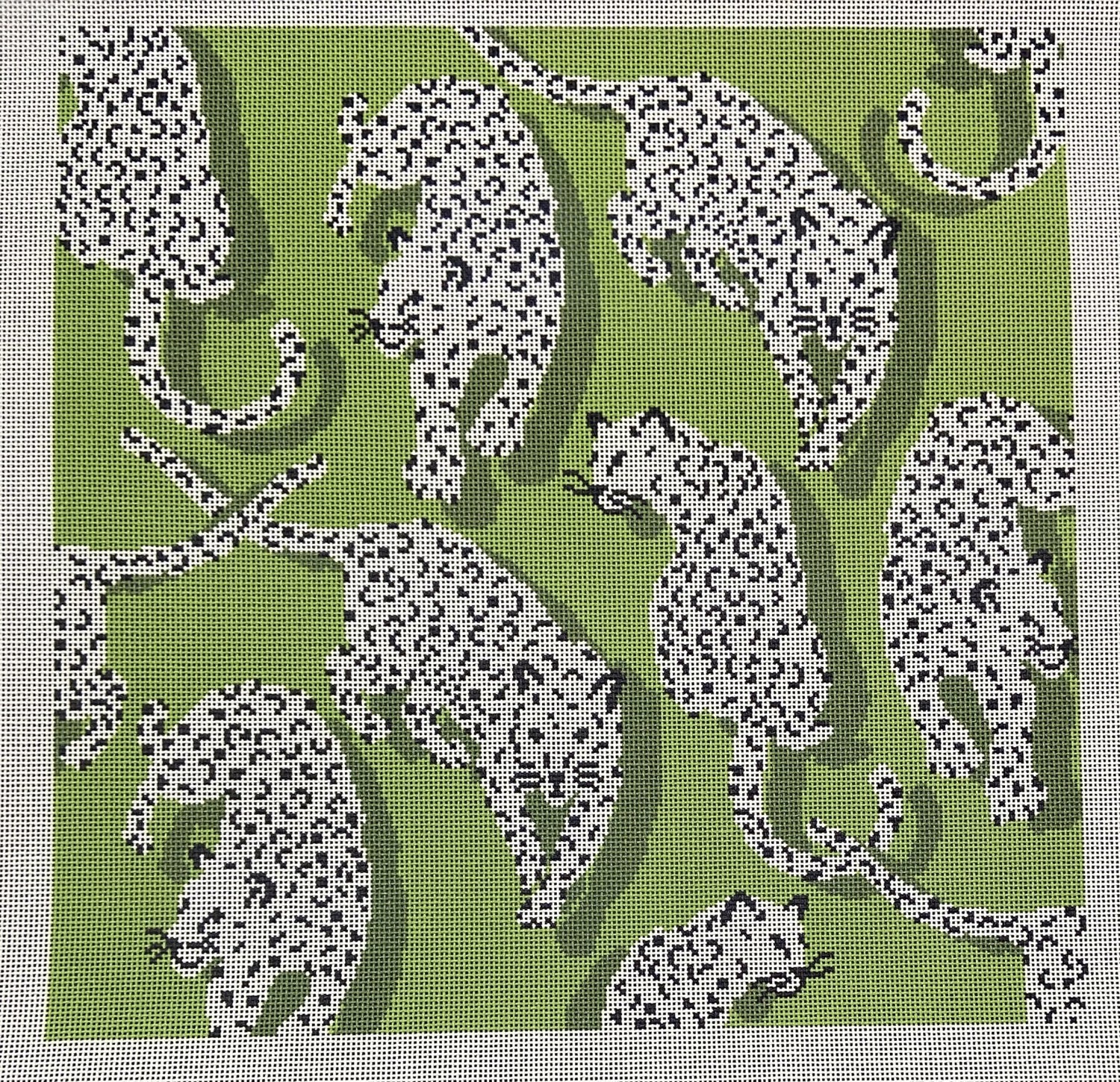 Leopard Pillow - Green