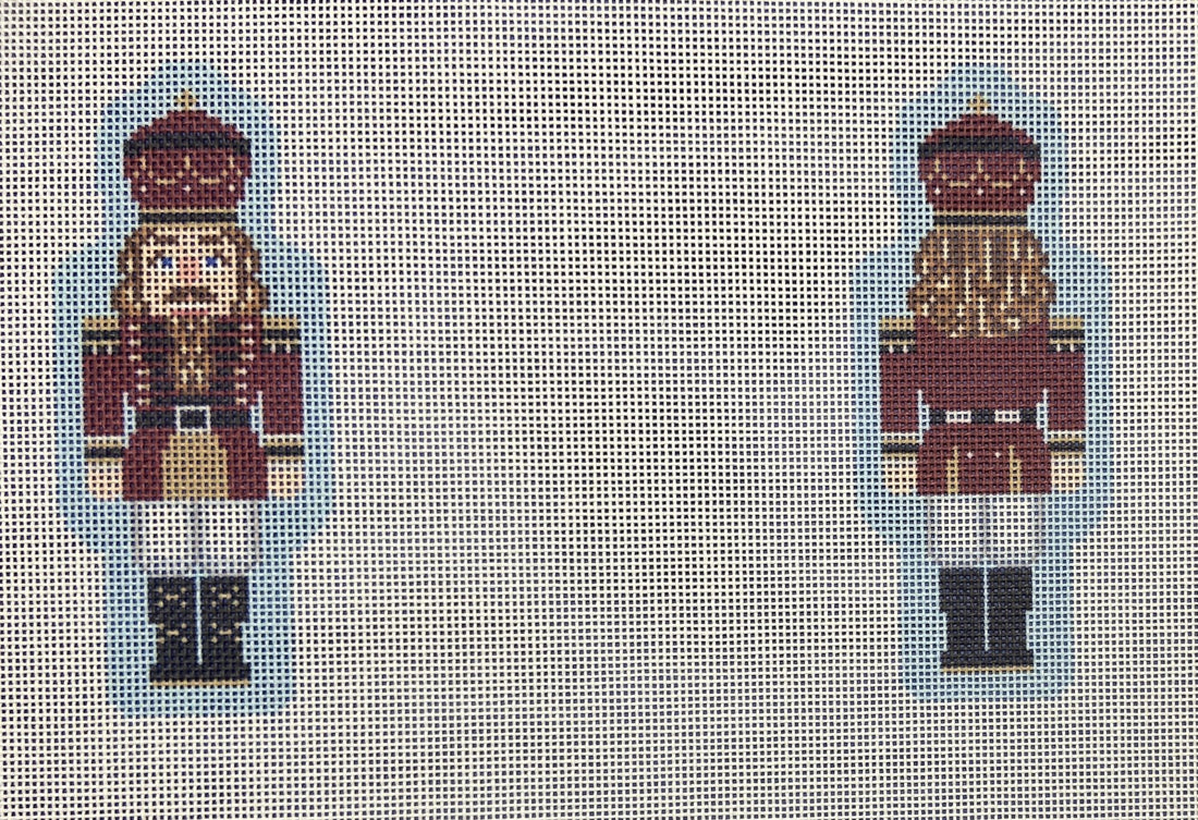 Maroon Two Sided Nutcracker