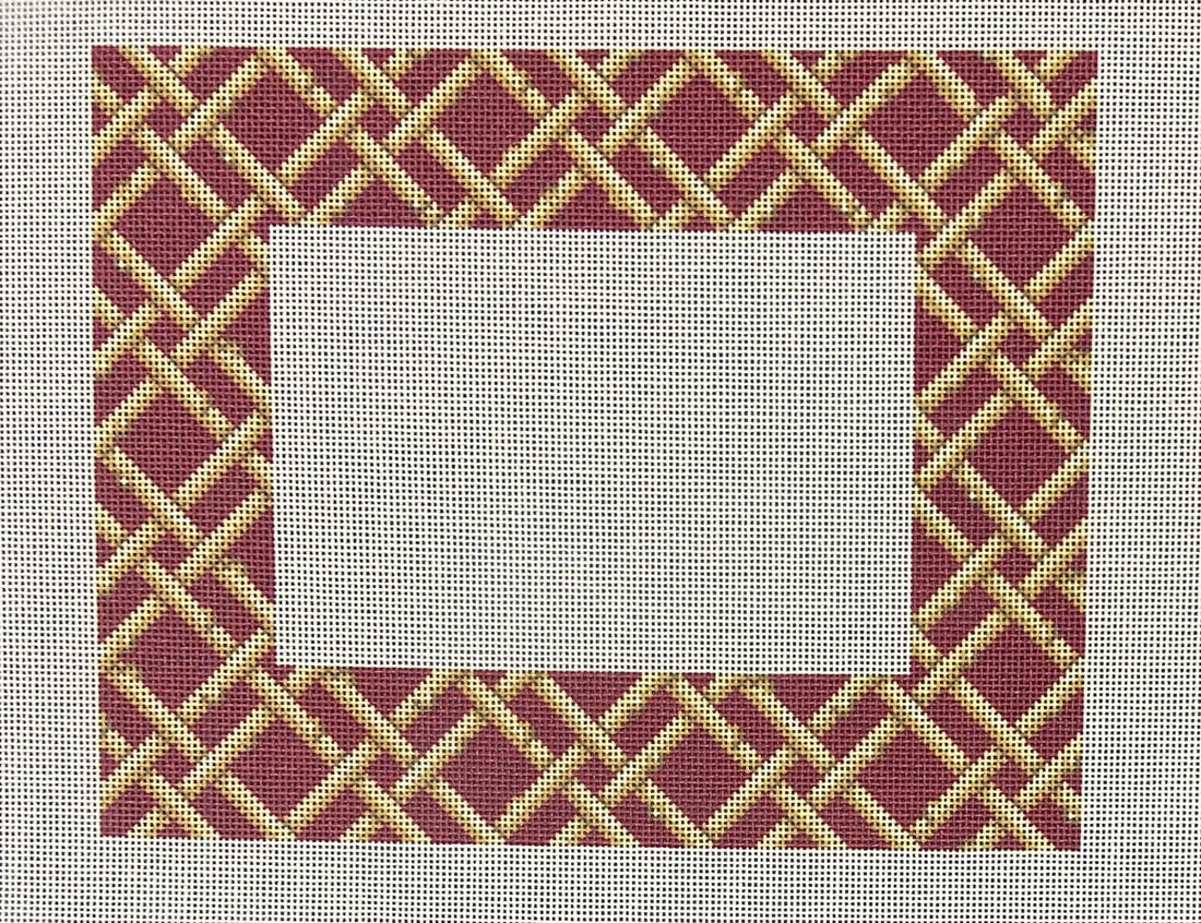 Woven Frame Bamboo/Red