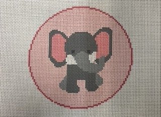 BABY ELEPHANT PINK ROUND