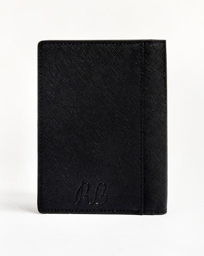 Self-Finishing Passport Cover - Black