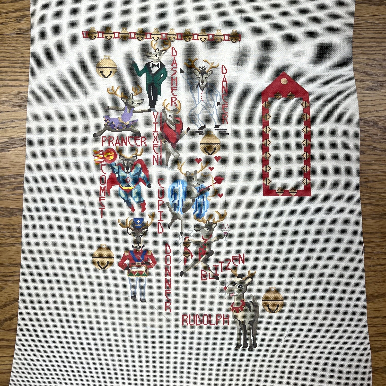 Reindeer Stocking and Tag