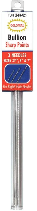 Bullion Needles - Sharp Points