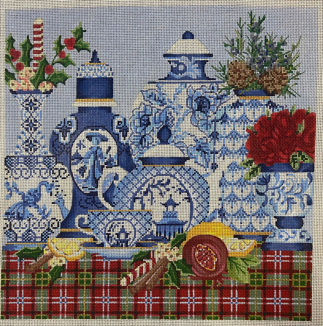 A Christmas Tea -w/Stitch Guide