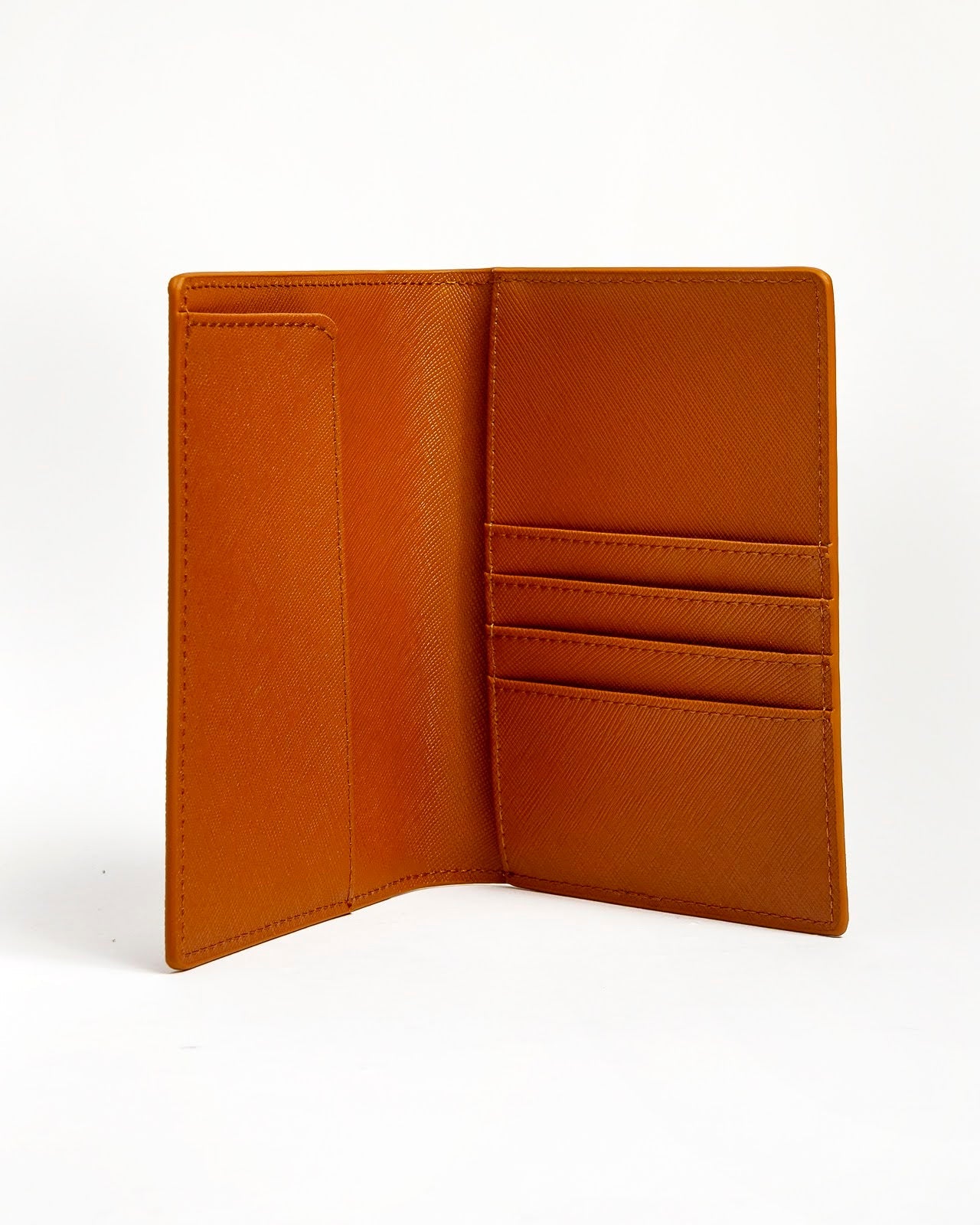Self-Finishing Passport Cover - Cognac