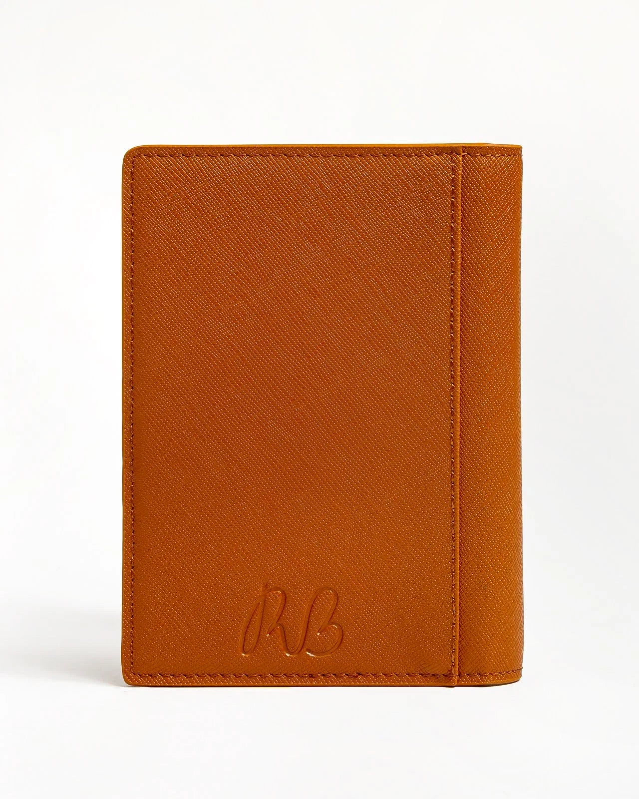 Self-Finishing Passport Cover - Cognac